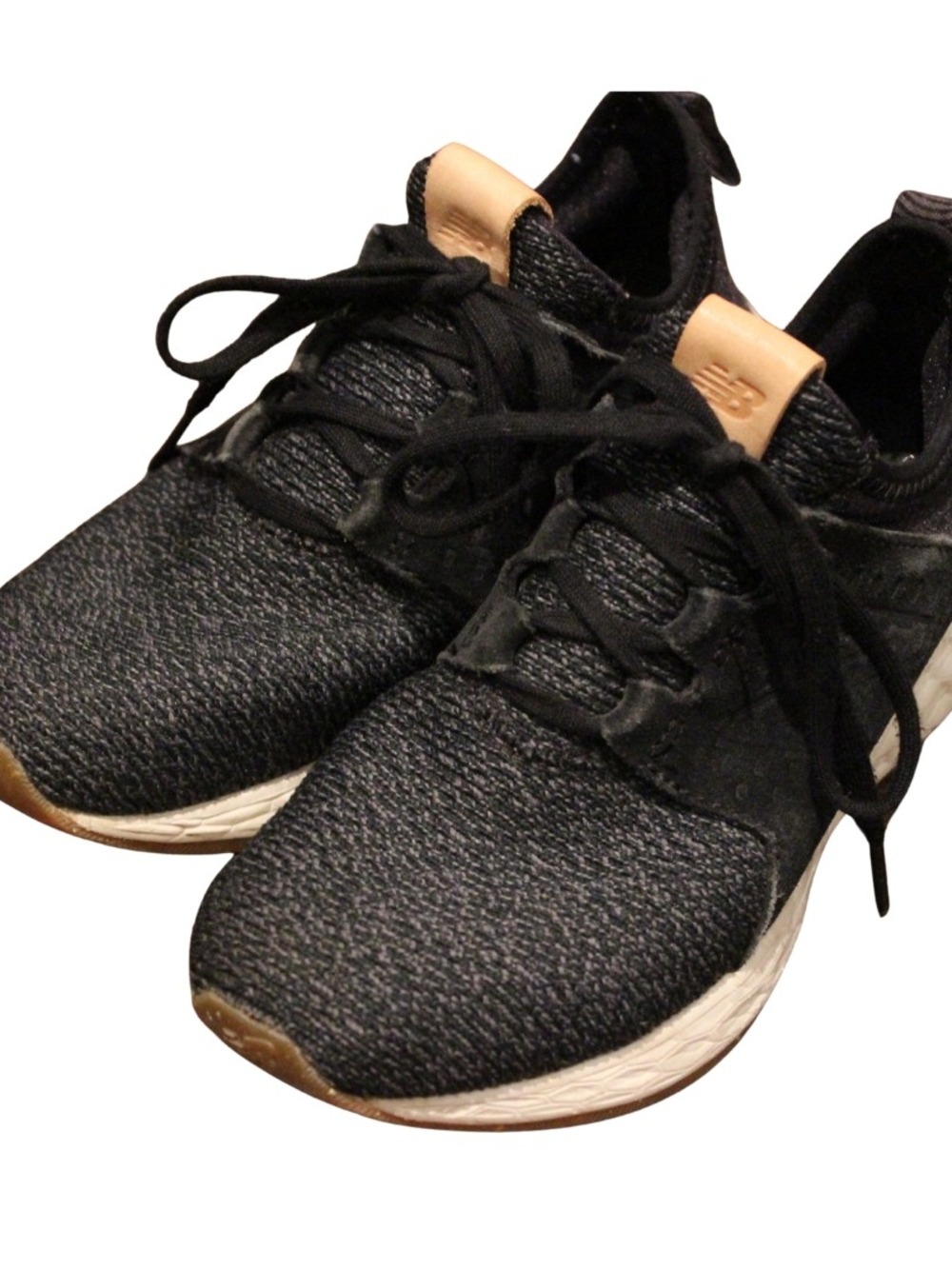 New Balance Black and White Running Shoes Size 6